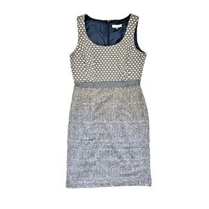 calvin klein blue tweed dress Blue Tweed Mini Dress - All Dresses